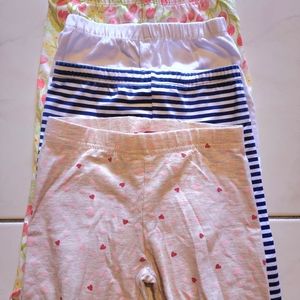 Kids leggins set of 4,disney,kids headquarters,size 4T